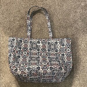 Vera Bradley Blue and Pink Patterned Tote